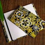 Yellow and Black Daisies Examples of notebook covers by The Sewphist