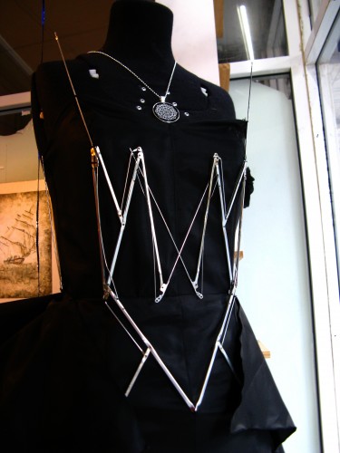 Front view of the dress