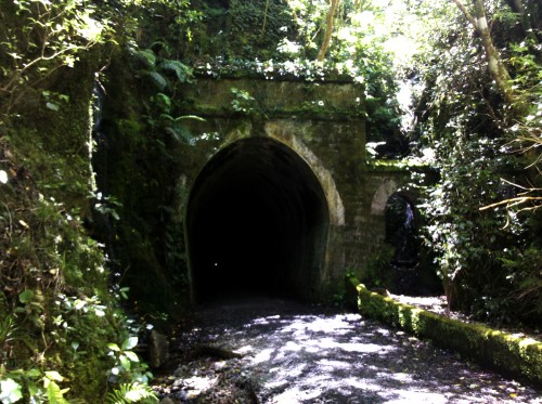 A photo of the other side of the Summit Tunnel.